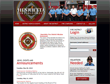 Tablet Screenshot of henriettafire.com